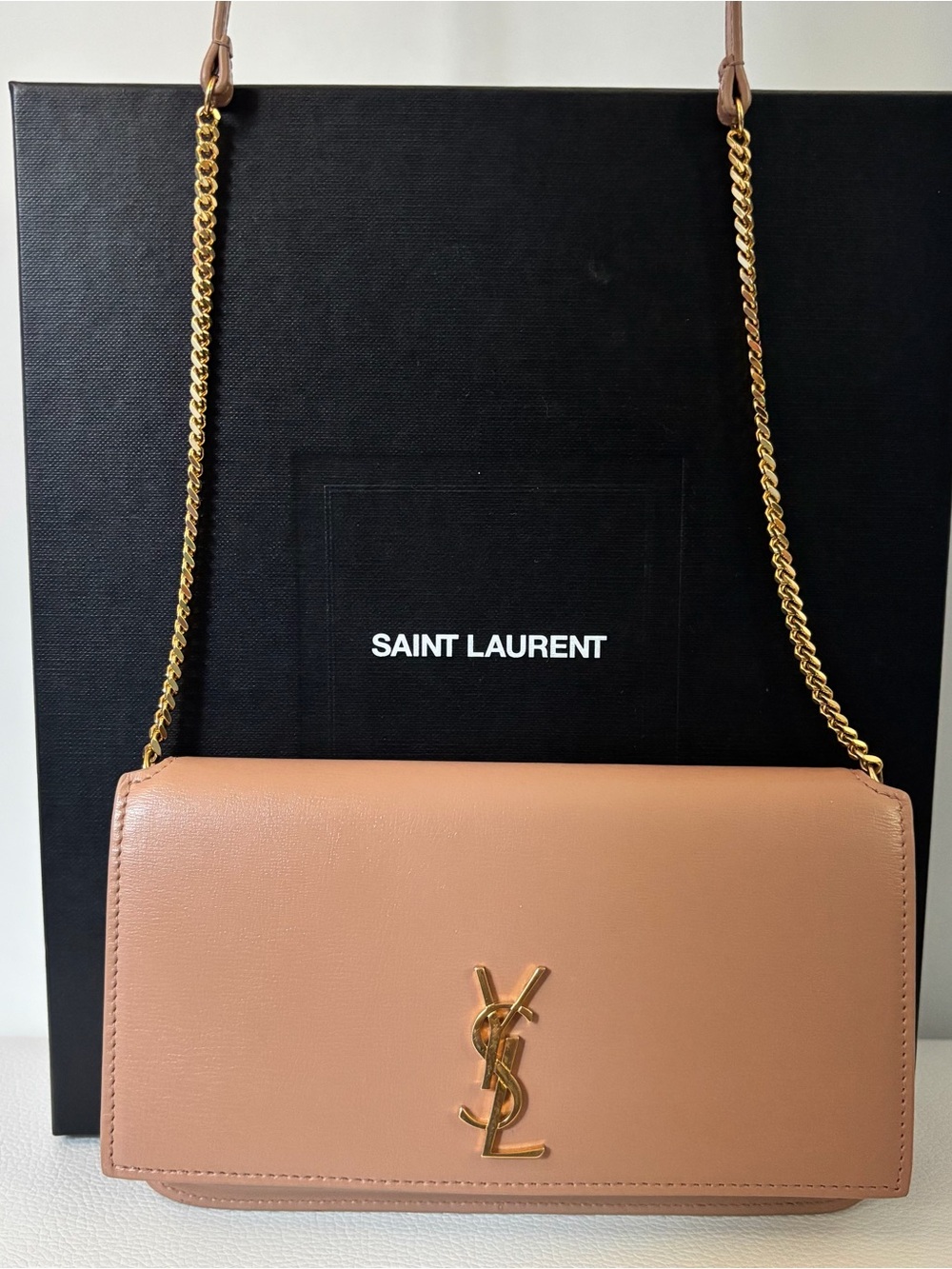 Saint Laurent Cassandre Phone Holder/Slim Wallet Bag